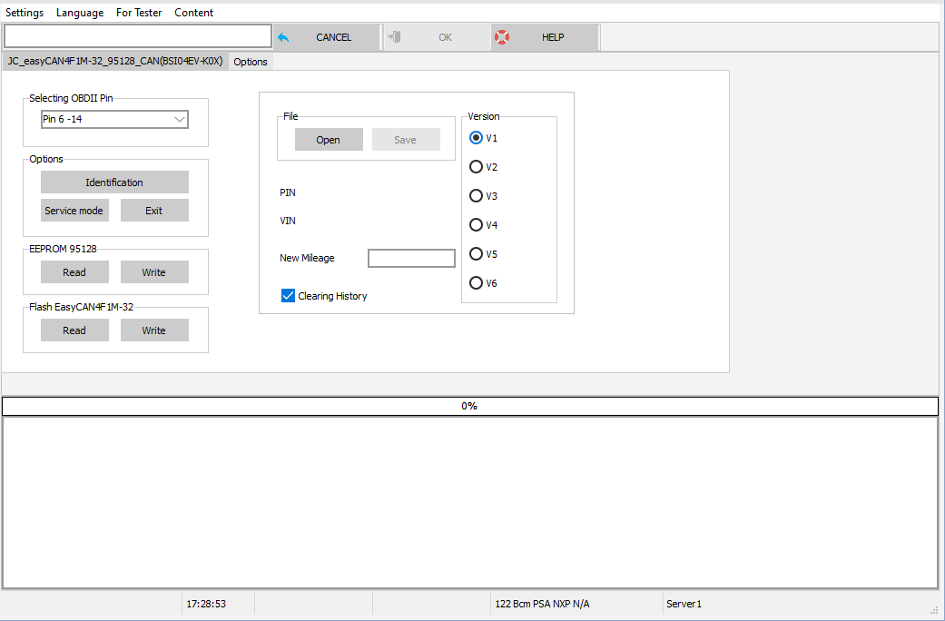 JC easyCAN4F1M-32 + 95128 CAN (BSI04EV-K0x)&nbsp;