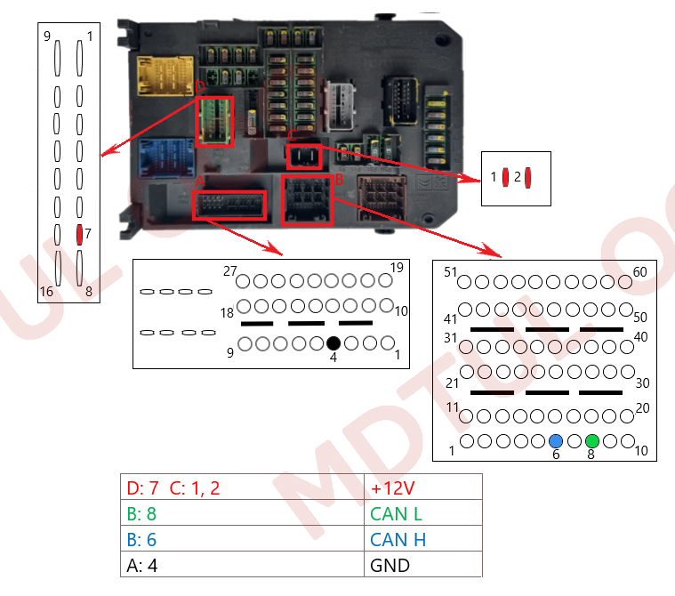 CONTINENTAL SC667050 + 95256 CAN (BSI-Q0X-00)