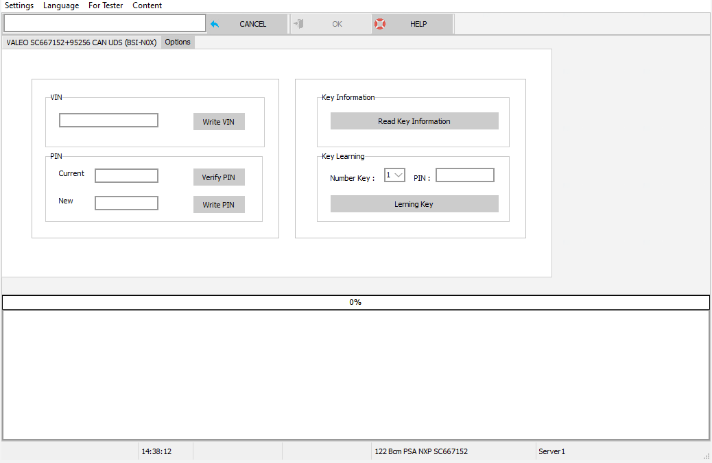 VALEO SC667152 + 95256 UDS(BSI-N0x) KeyLearning