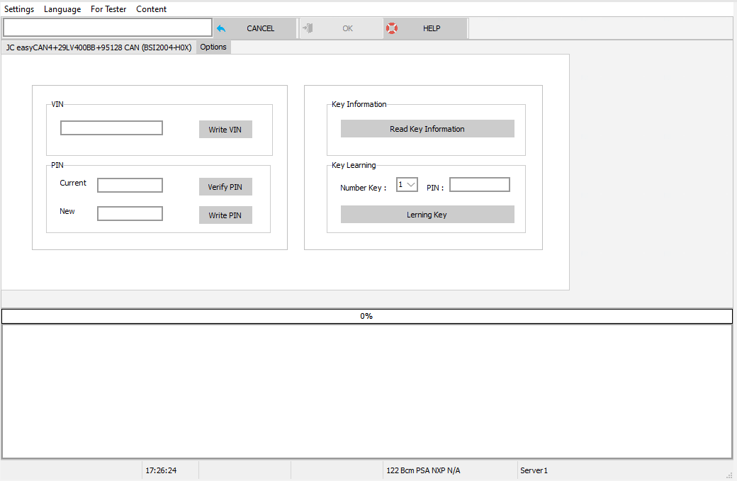 JC easyCAN4 + 29LV400BB + 95128 CAN(BSI2004-H0x) KeyLearning
