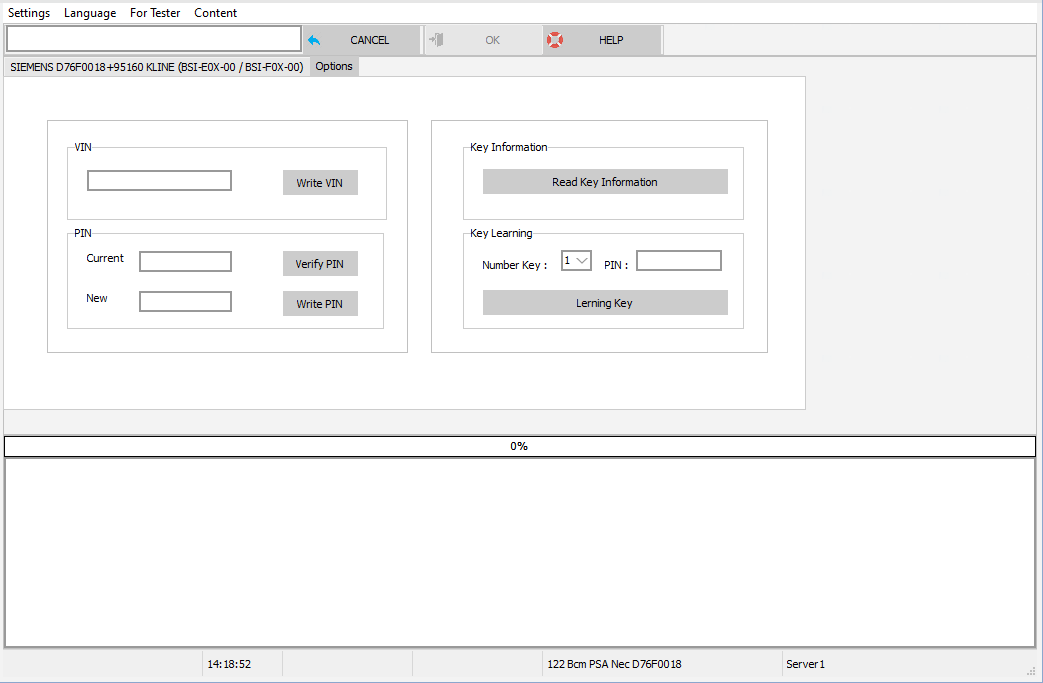 SIEMENS D76F0018 + 95160 KLine(BSI-E0x-00BSI-F0x-00) KeyLearning&nbsp;